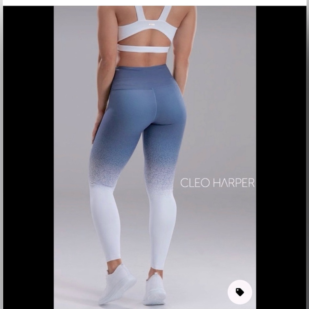 Cleo Harper Gradient Blue to White Leggings